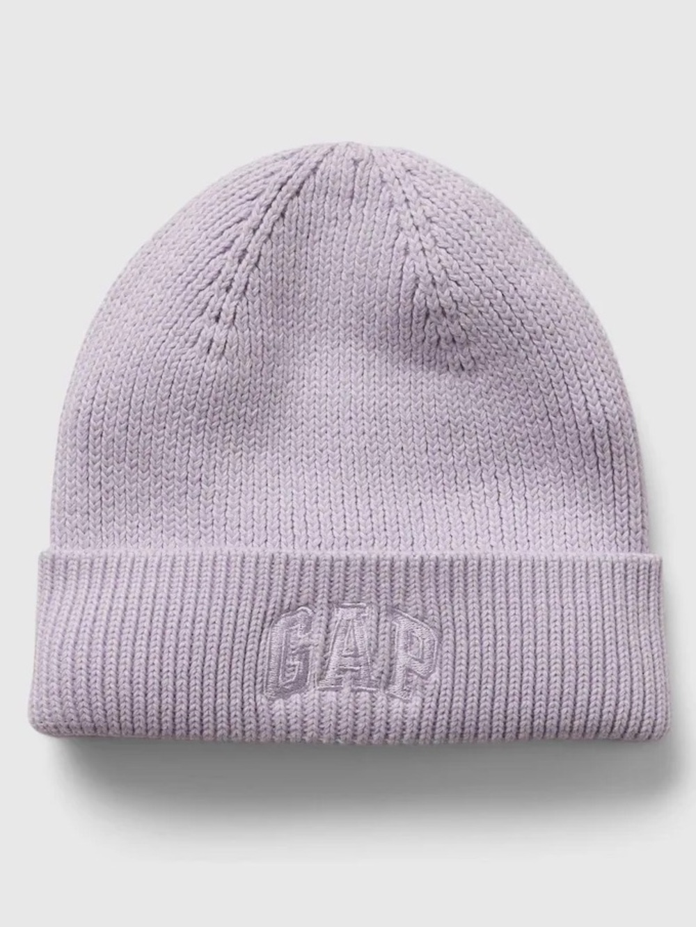 GAP Baby Lilac Ribbed Knit Beanie